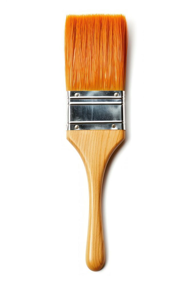 Brush paint brush tool white background.