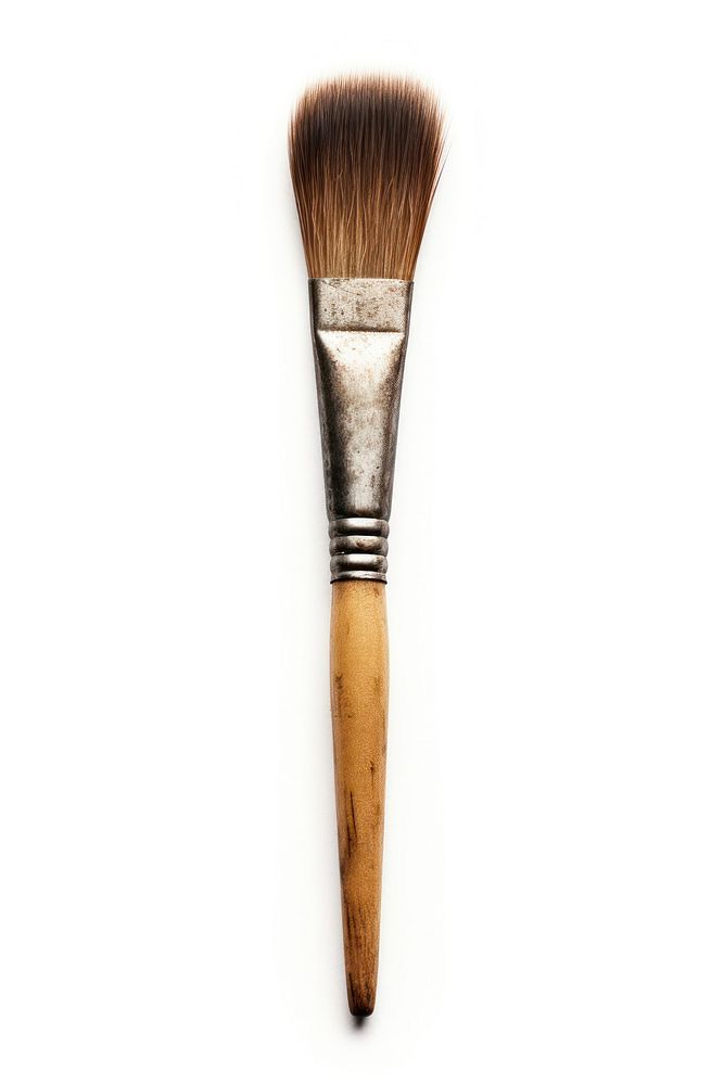 Flat-headed Chinese brush tool white background cosmetics.
