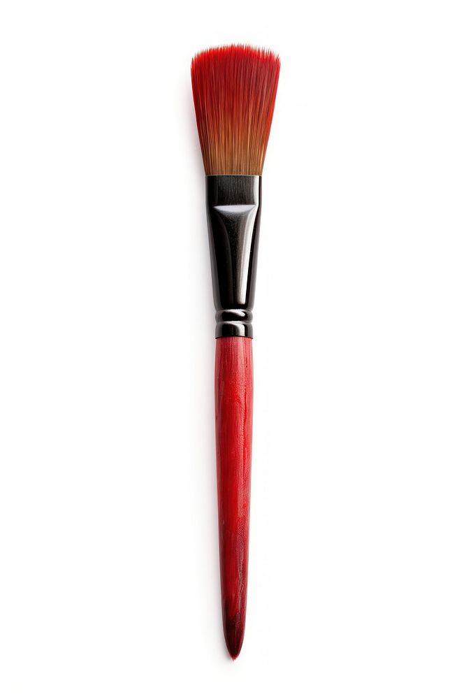 Flat-headed Chinese brush medium tool white background paintbrush.