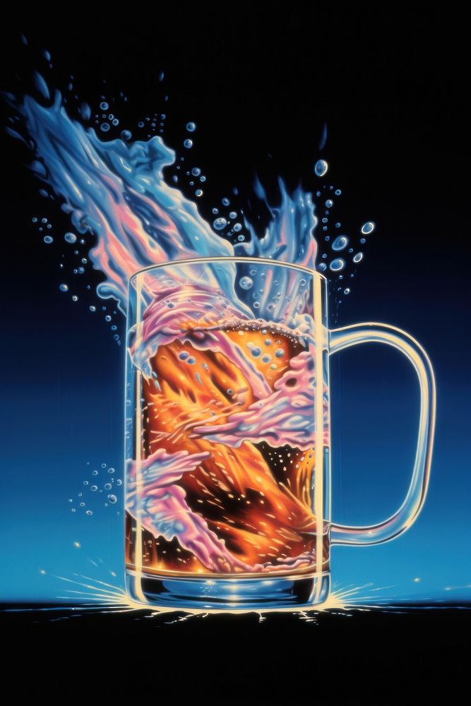 A beer mug drink glass refreshment.