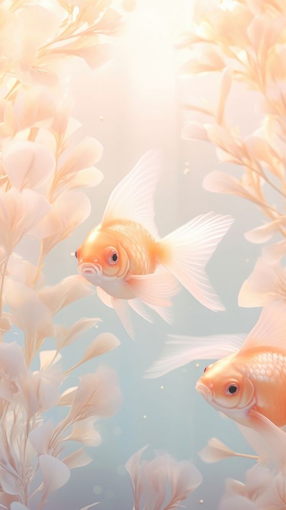 Gold fish goldfish animal macrocystis.