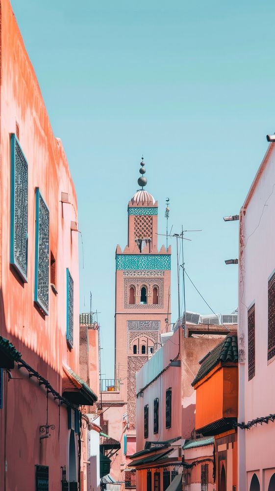 Medina of Marrakesh architecture building sky.