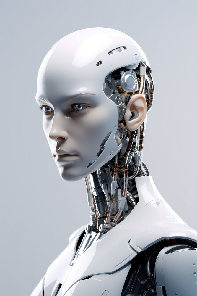 Photo of ai robot adult futuristic technology.