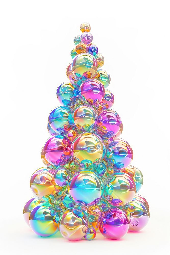 Christmas ornament bubble sphere.