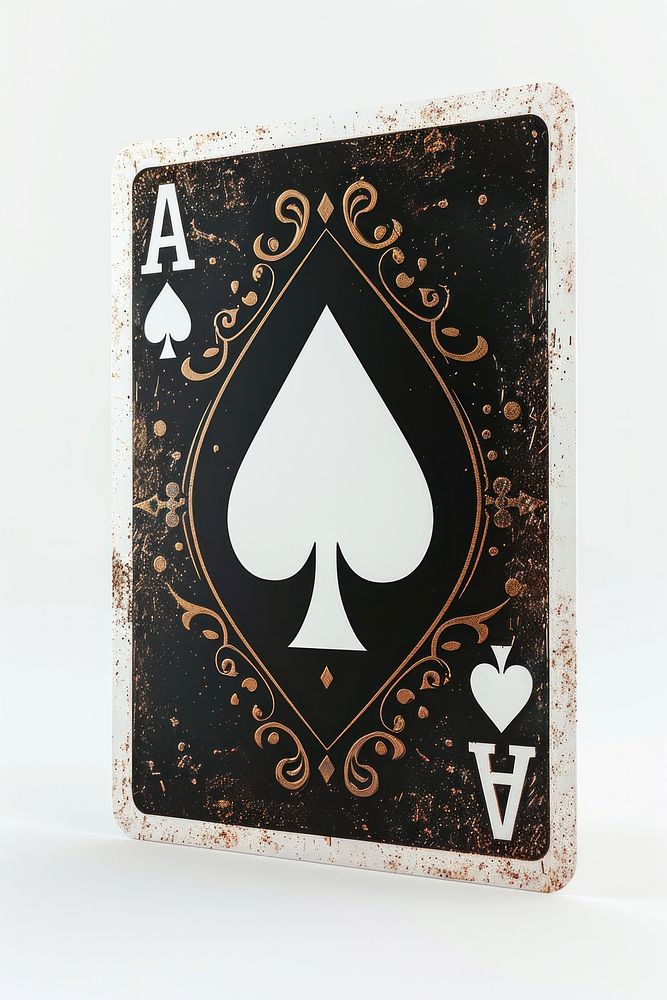 Playing card cards sign white background.