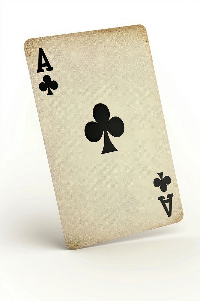 Playing card cards game white background.