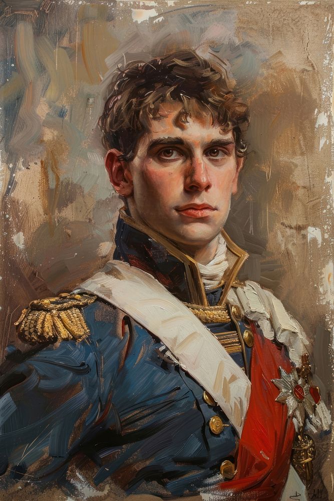 Napoleon Bonaparte portrait painting self-portrait.