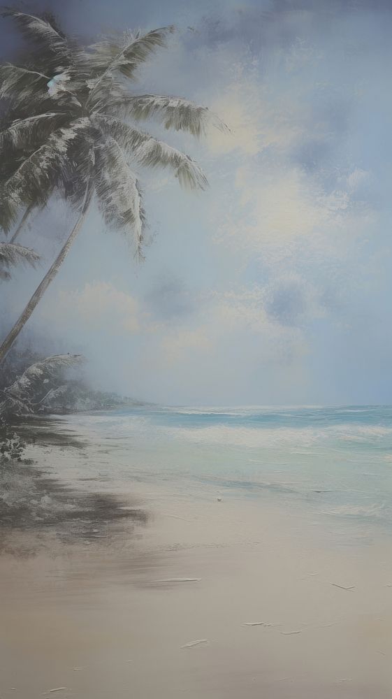 Beach outdoors painting nature.