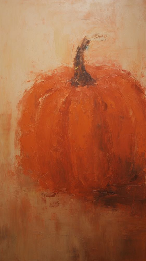 Pumpkin art vegetable painting.