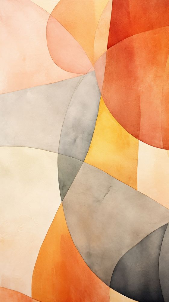 Autumn abstract painting pattern.