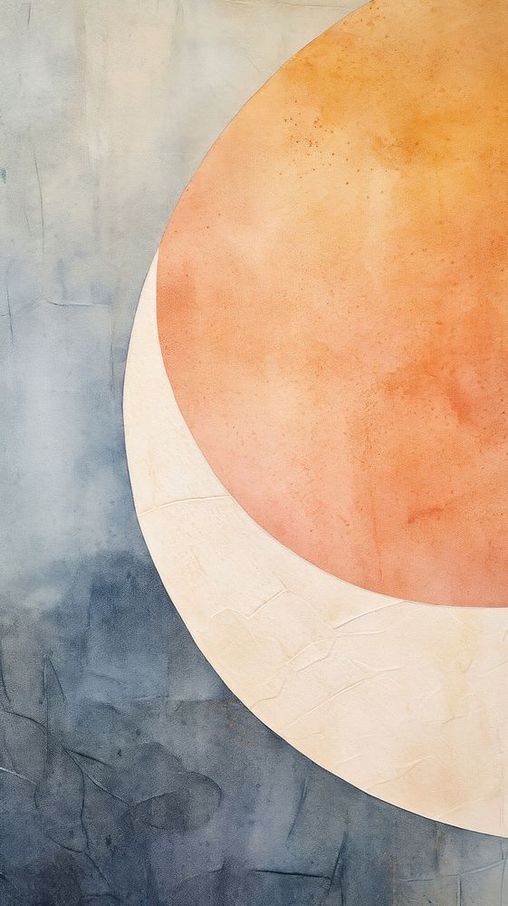 Moon abstract painting texture.