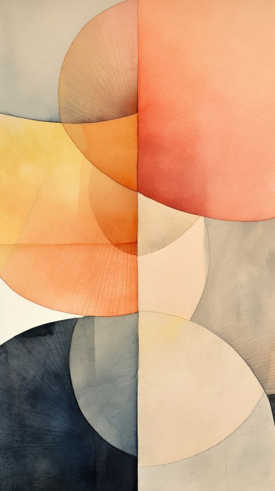 Mushroom abstract painting pattern.