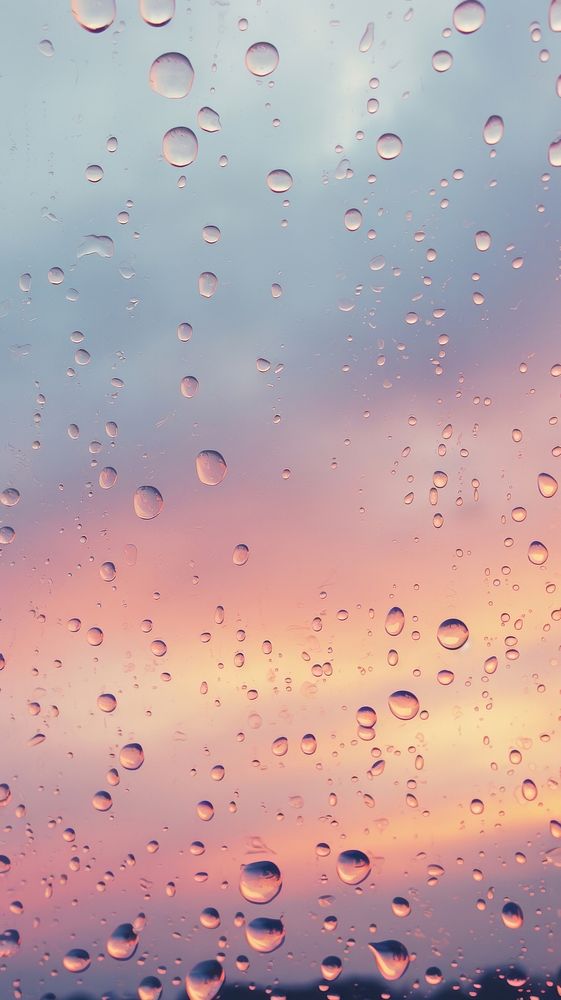 Rain scene with sky outdoors nature glass.