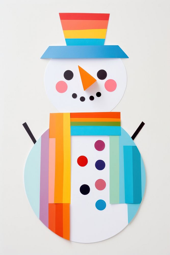 Snowman snowman craft art.