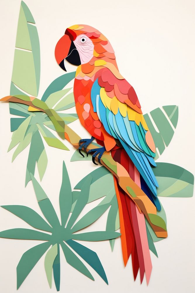 Parrot parrot painting animal.