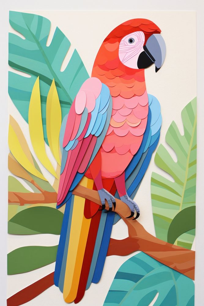 Parrot parrot painting animal.