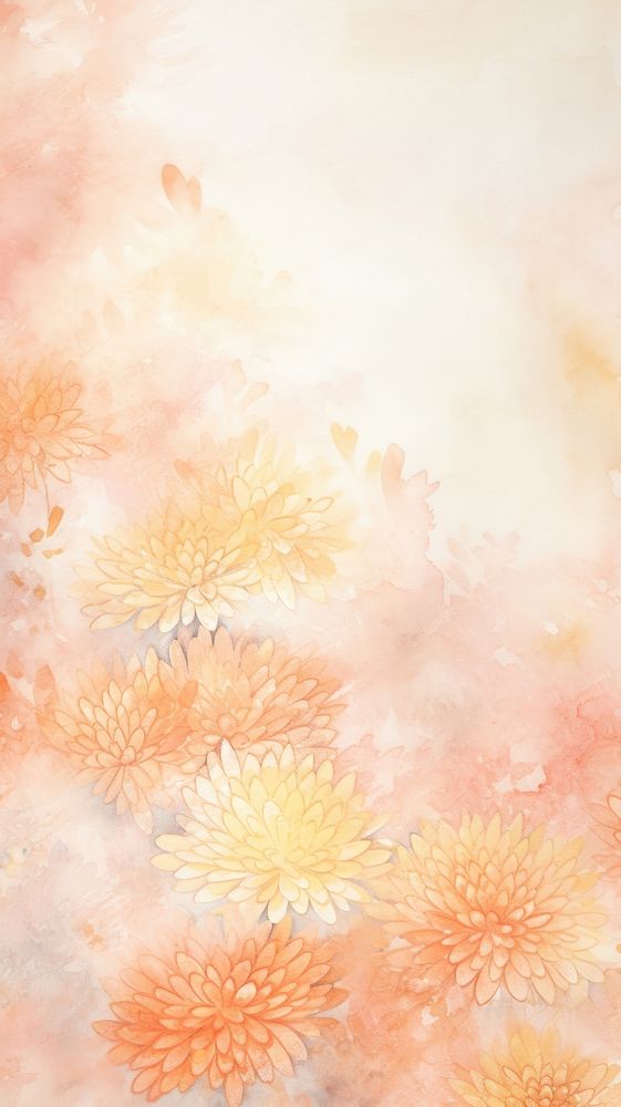 Wallpaper chrysanthemum chrysanths painting outdoors.