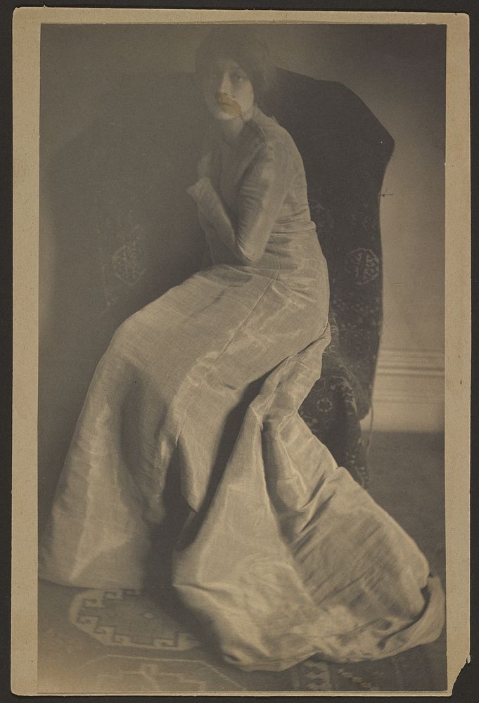 Portrait of a young woman by Alice Boughton