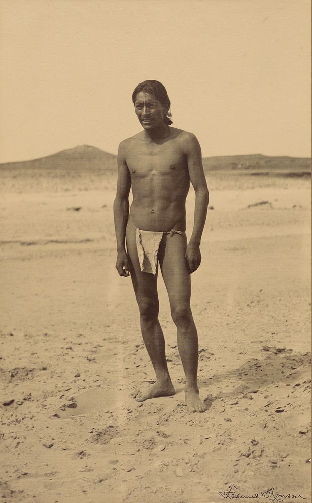 Native American Man by Frederick I Monsen