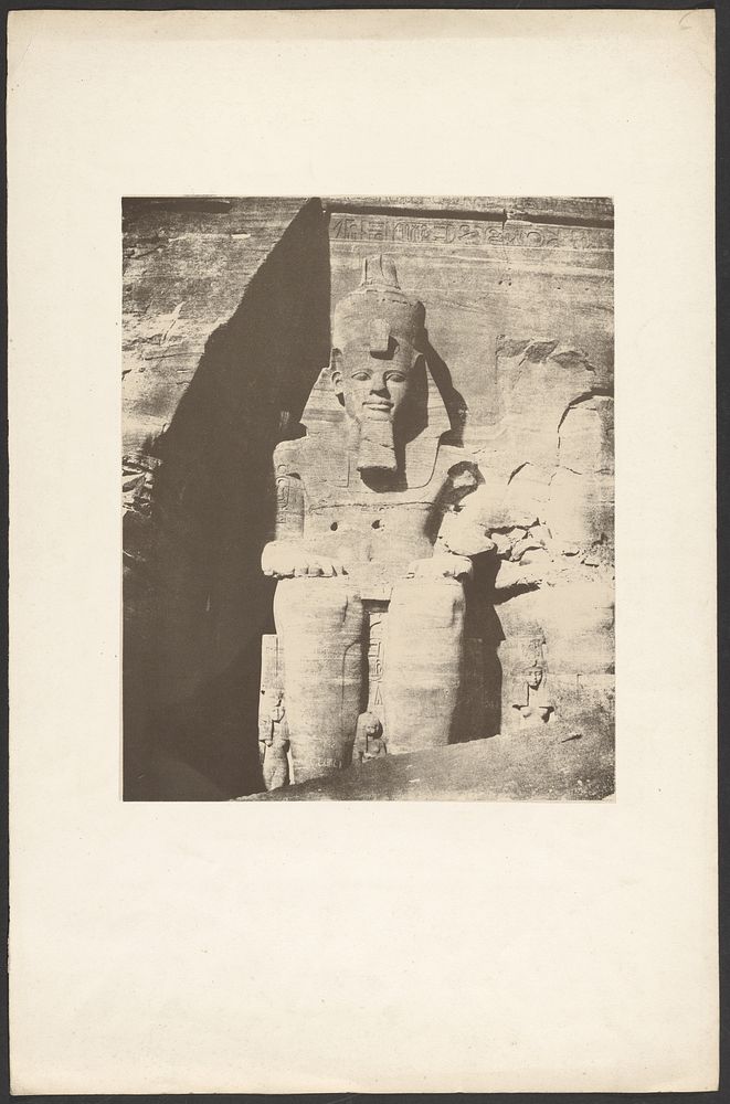 Colossus of Great Temple at Abu Simbel by V G Maunier