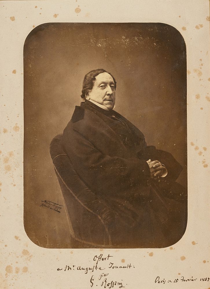 Gioacchino Rossini by Adrien Alban Tournachon