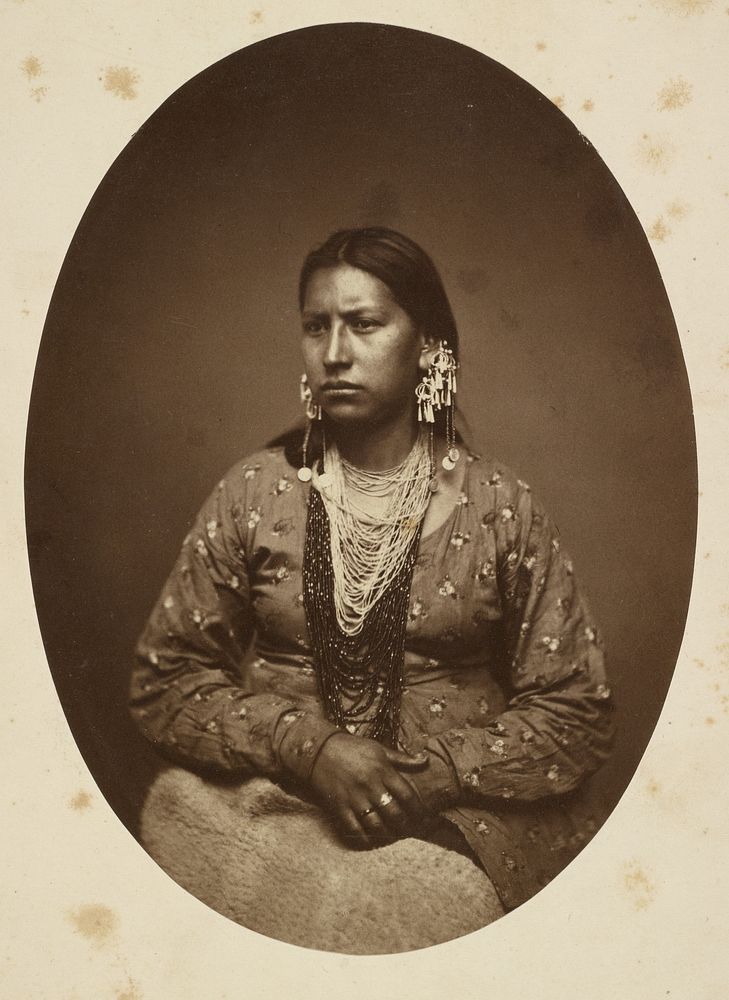 Sioux Indian Woman by H H Whitney