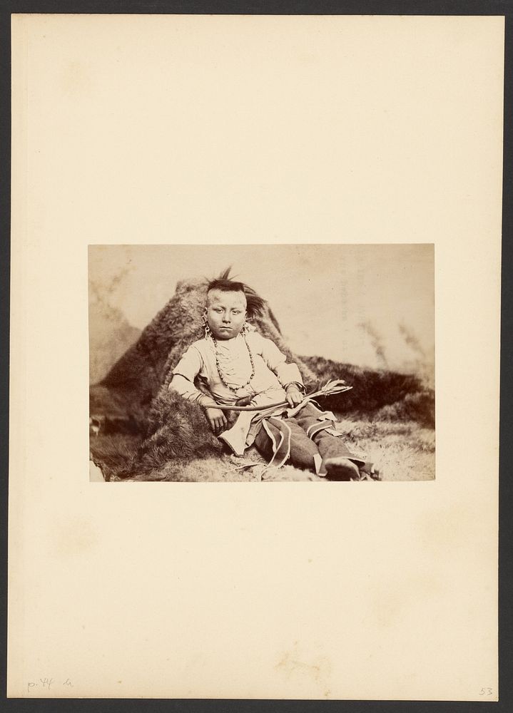 Lone Bear (Tar-lo): Dressed as a Kiowa Boy by William Stinson Soule