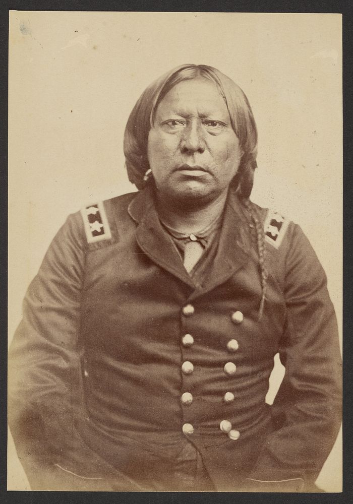 Kiowa Chief Stumbling Bear [Set-imkia] by William Stinson Soule