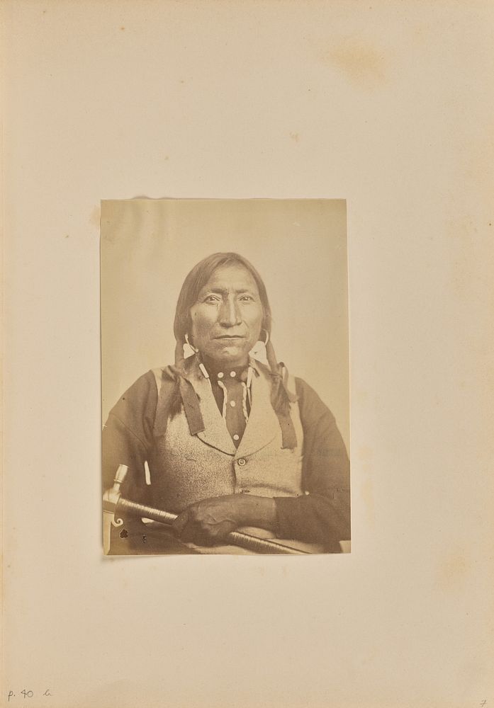 Kiowa Prominent Chief Lone Wolf [Gui-pah-go] by William Stinson Soule