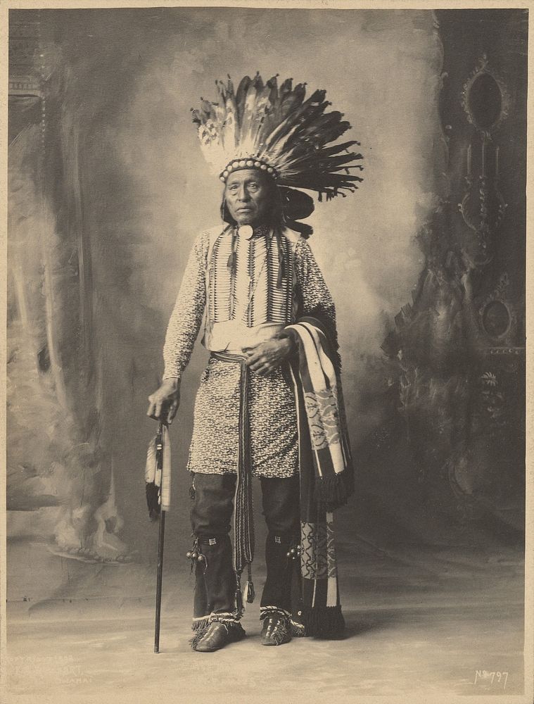 Native American Male by Adolph F Muhr and Frank A Rinehart