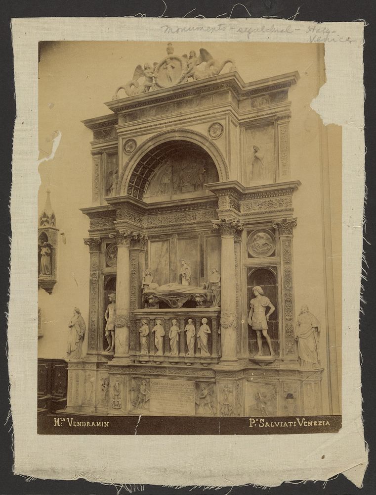 Tomb of Andrea Vendramin by Paolo Salviati