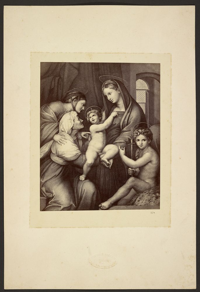 Raphael's "Madonna dell' Impannata", Pitti Palace by Fratelli Alinari