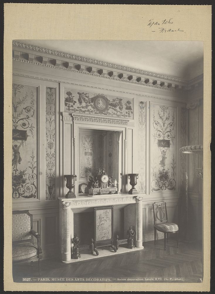 Musée des Arts Décoratifs, Salon décoration Louis XVI by Louis Parnard