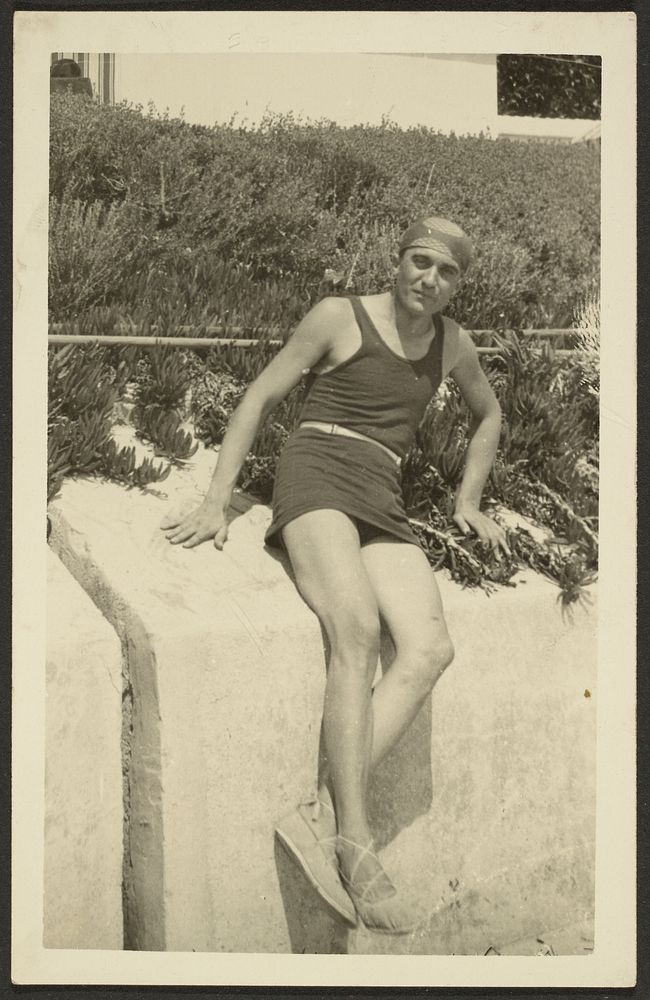 Man in swimwear by Fédèle Azari