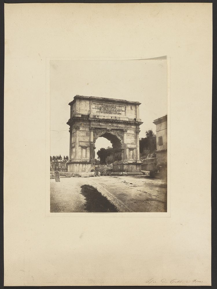 Arc de Titus, a Rome by Jacques Alexandre Ferrier