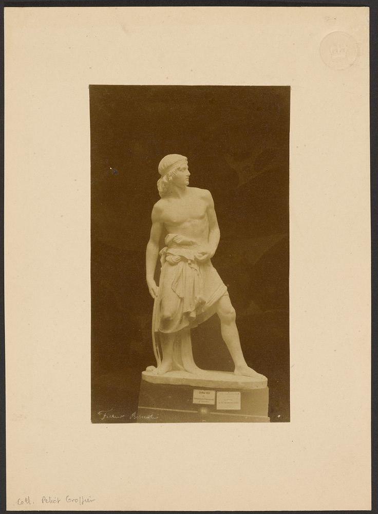 Statue of David by Jacques Alexandre Ferrier