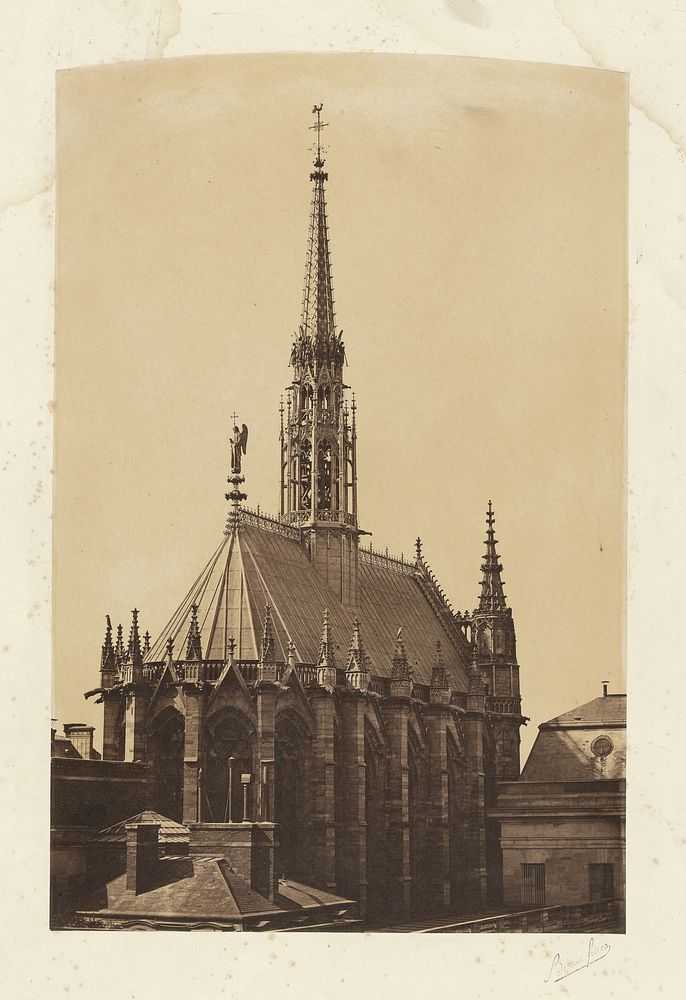 La Sainte-Chapelle, Paris by Bisson Frères
