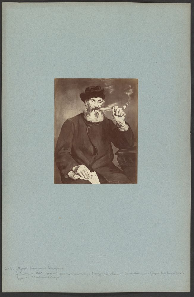 "Le Fumeur" par Manet by Anatole Godet