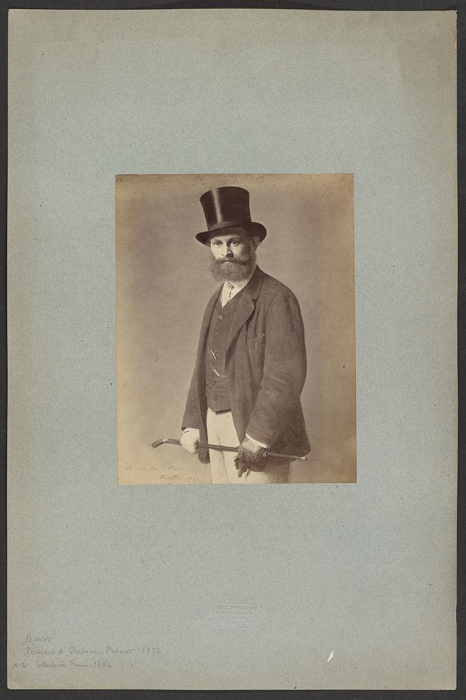 Portrait of Édouard Manet by Henri Fantin-Latour by Anatole Godet