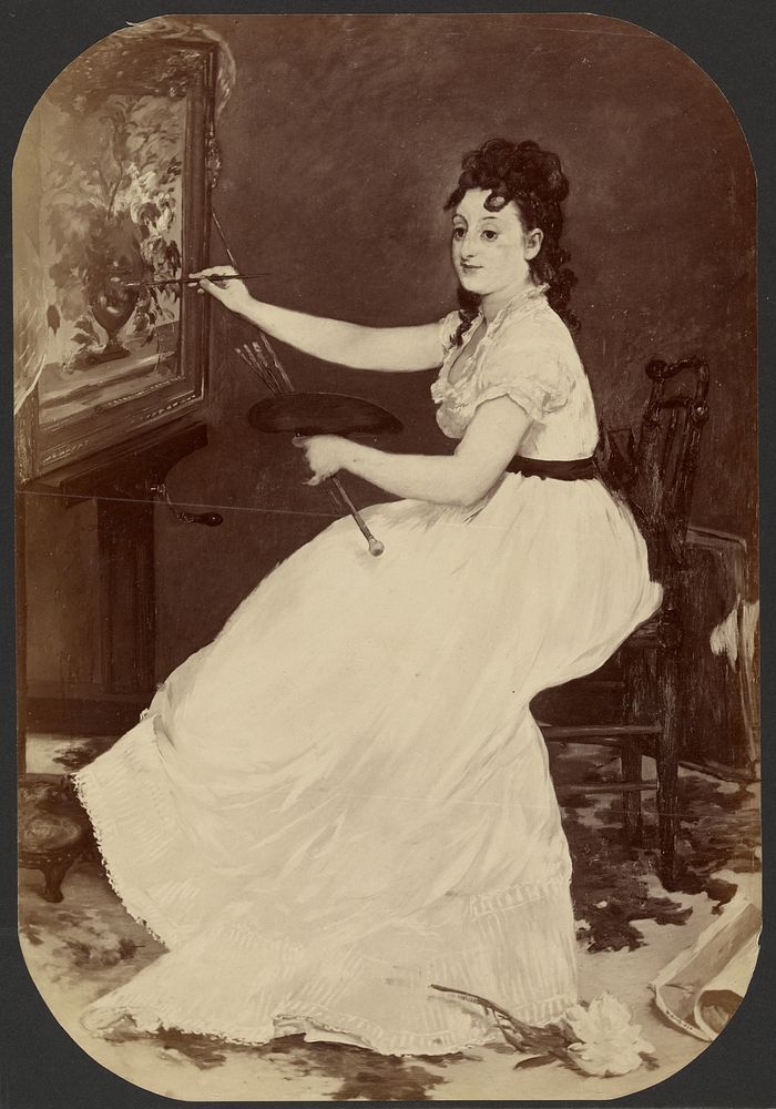 "Portrait de Mlle Eva Gonzales" par Manet by Anatole Godet