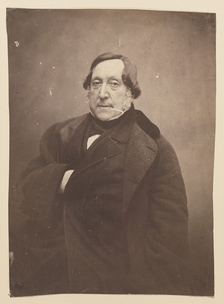 Gioachino Rossini by Nadar Gaspard Félix Tournachon