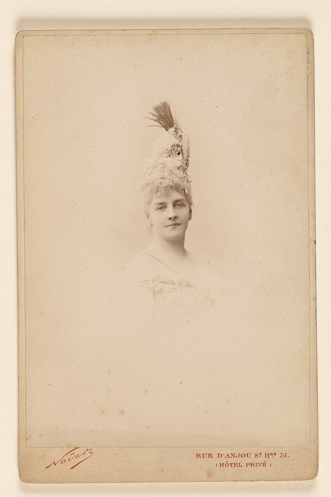 Countess Hélène de Pourtalès by Nadar Gaspard Félix Tournachon and Paul Nadar