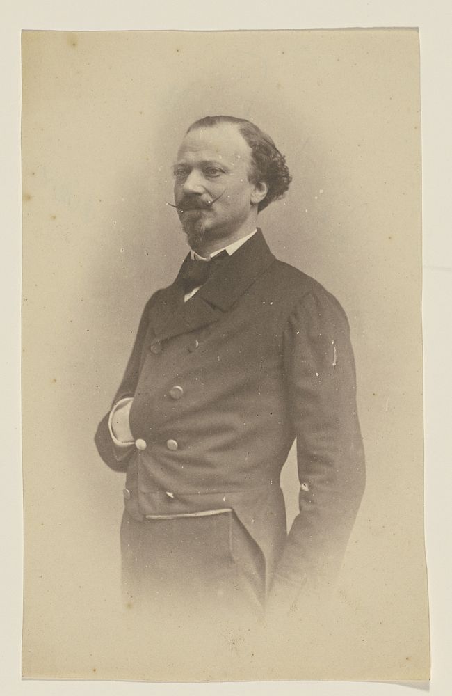 De La Pierre, lieutenant, dueliste, boulevardier by Nadar Gaspard Félix Tournachon