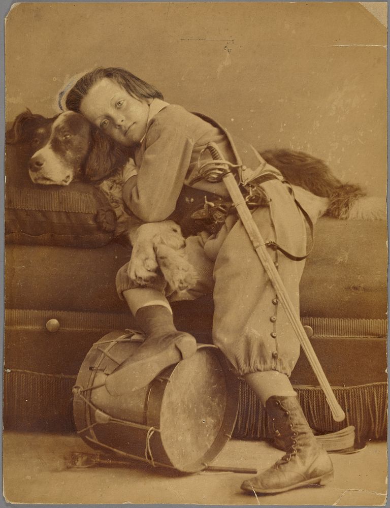 Paul and His Dog by Nadar Gaspard Félix Tournachon