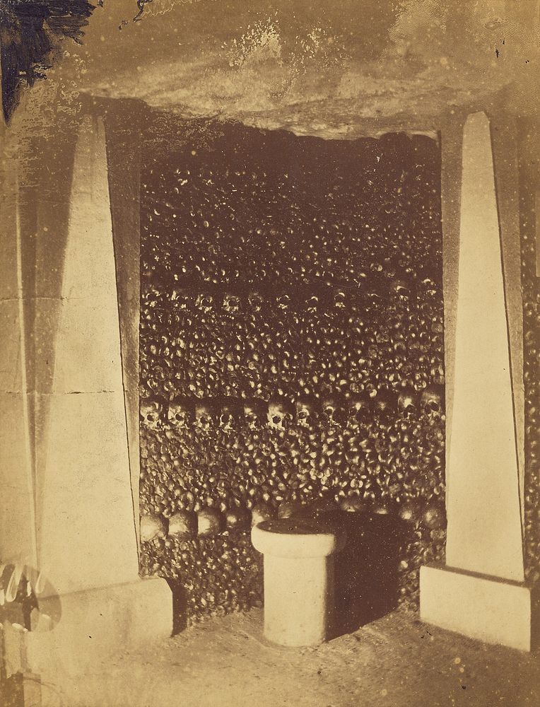 View in the Catacombs by Nadar Gaspard Félix Tournachon