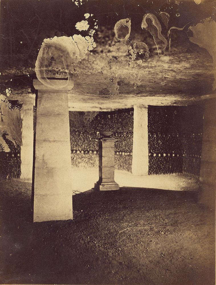 View in the Catacombs by Nadar Gaspard Félix Tournachon