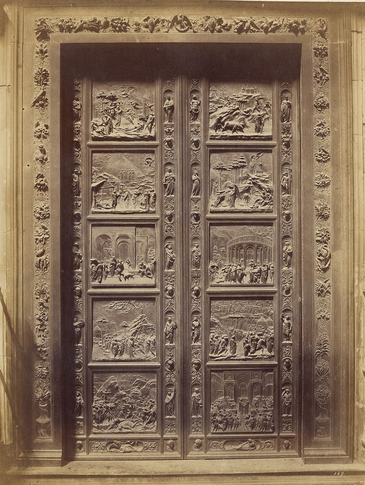 Baptistry of San Giovanni Doors by Fratelli Alinari