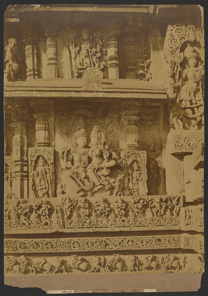 Hullabede - Temple of Siva, Sculptures by Capt Linnaeus Tripe