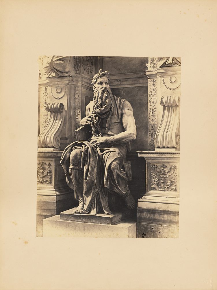 Moses by Michelangelo by James Anderson