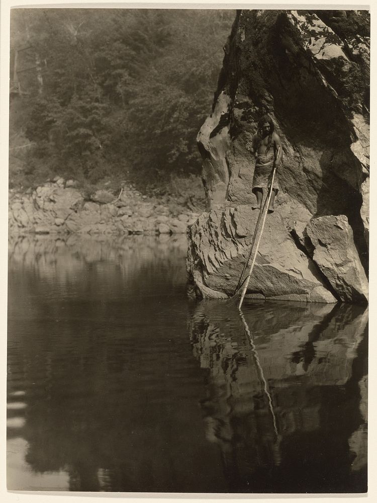 Quiet Waters - Wetchepeck by Edward S Curtis